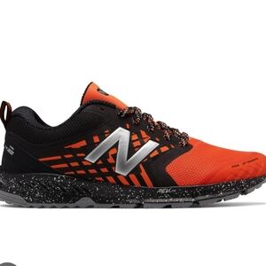 New Balance Black and Orange Sneakers